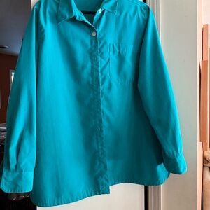 TravelSmith Women's Teal Top